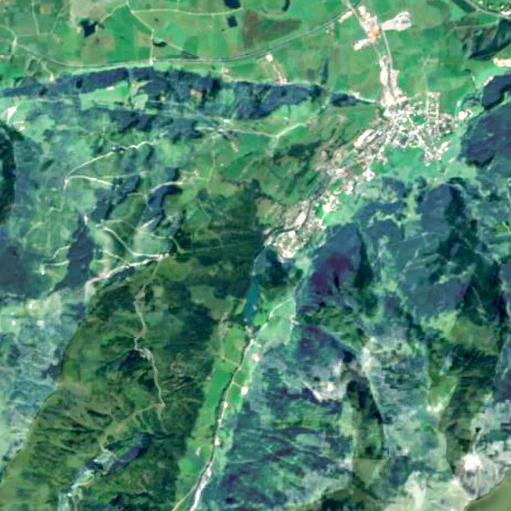 Sigmund-Thun-Klamm seen from above (Sentinel-2)