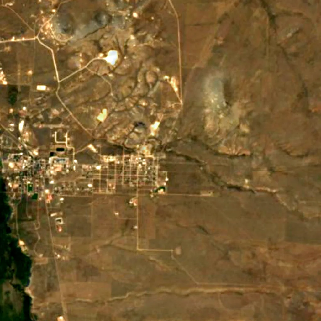 Silver Cliff seen from above (Sentinel-2)