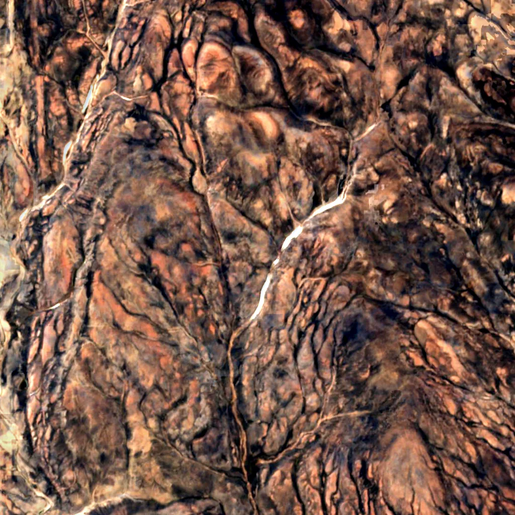 Somerset Island seen from above (Sentinel-2)