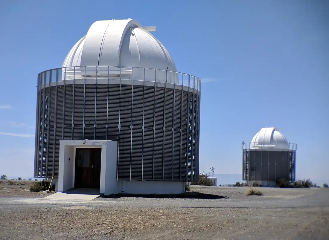 Telescope domes in Sutherland