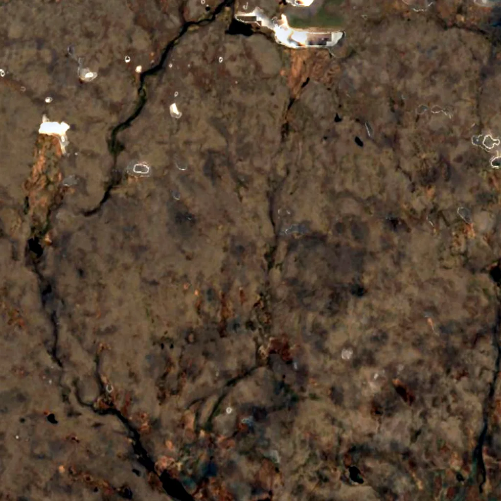 St. Lawrence Island seen from above (Sentinel-2)