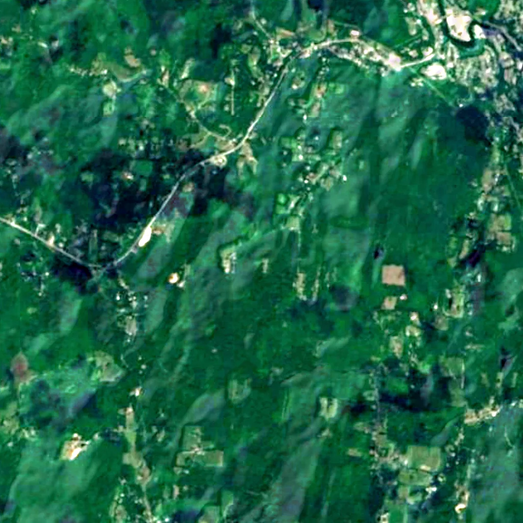 Stellafane Observatory seen from above (Sentinel-2)