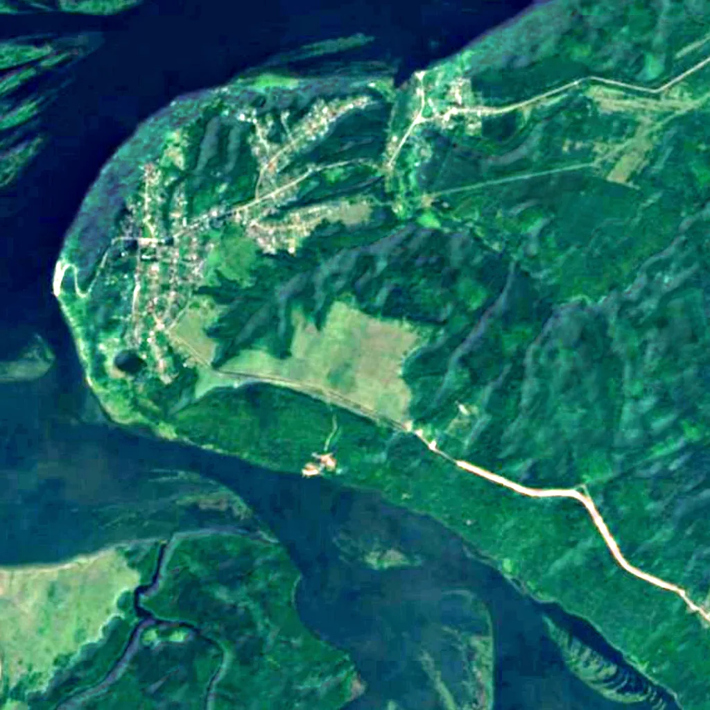 Sura Ionospheric Heating Facility seen from above (Sentinel-2)
