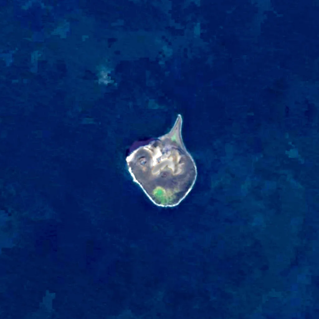 Surtsey seen from above (Sentinel-2)