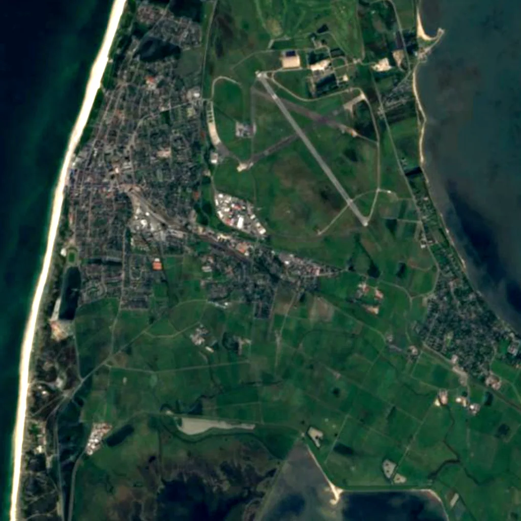 Sylt seen from above (Sentinel-2)