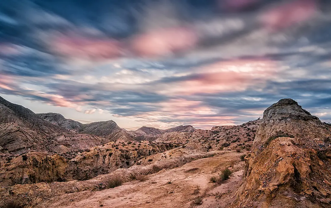 Amanecer en el desierto