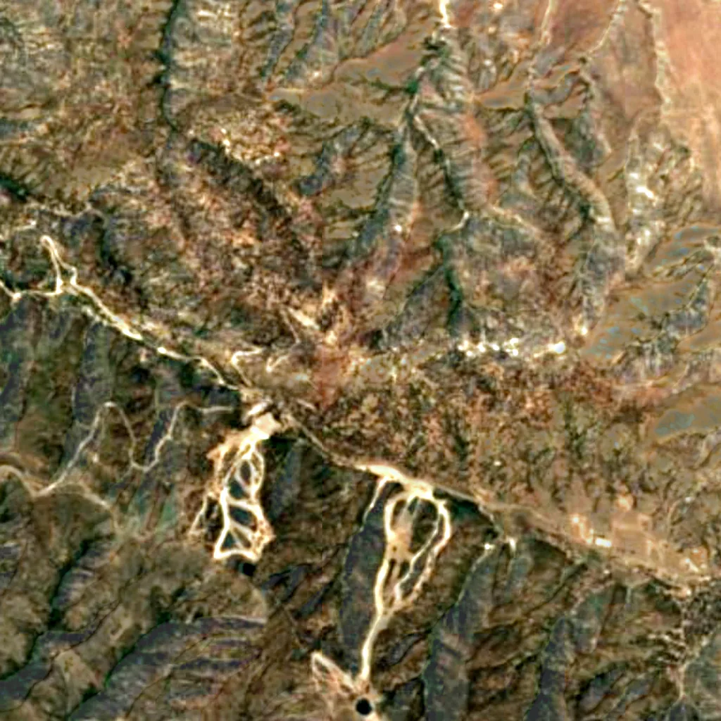 Table Mountain Observatory seen from above (Sentinel-2)