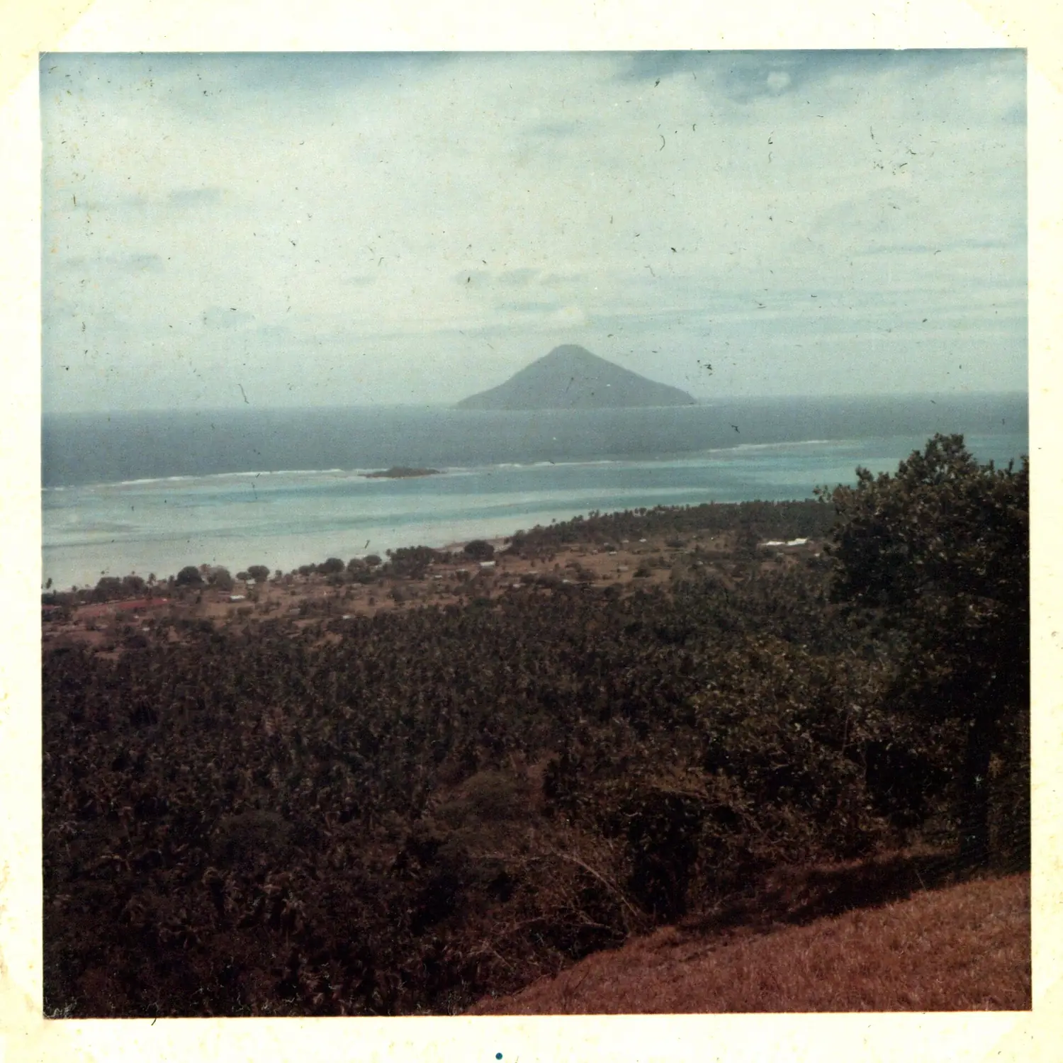 Tafahi and Vaipoa village from central ridge