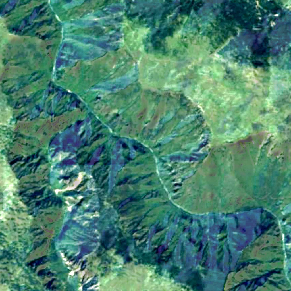 Tara River Canyon seen from above (Sentinel-2)