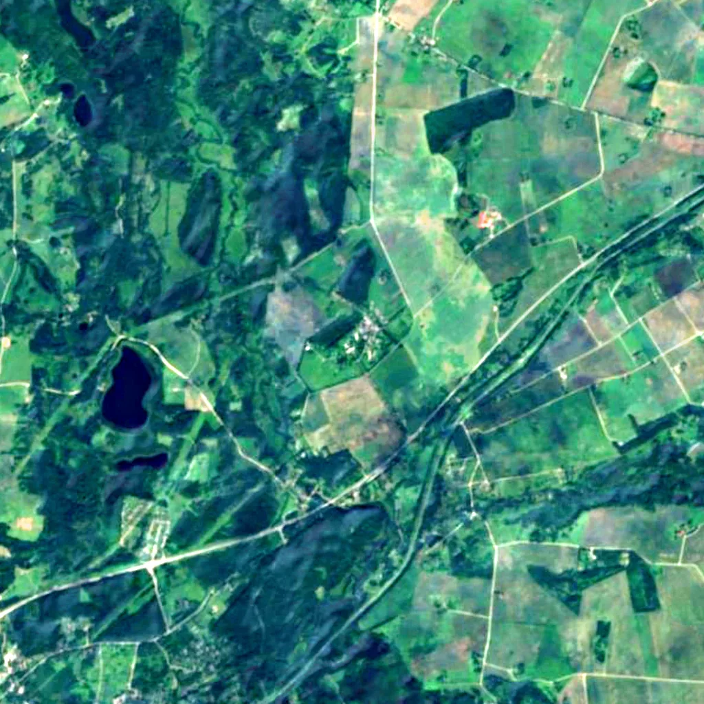 Tartu Observatory seen from above (Sentinel-2)