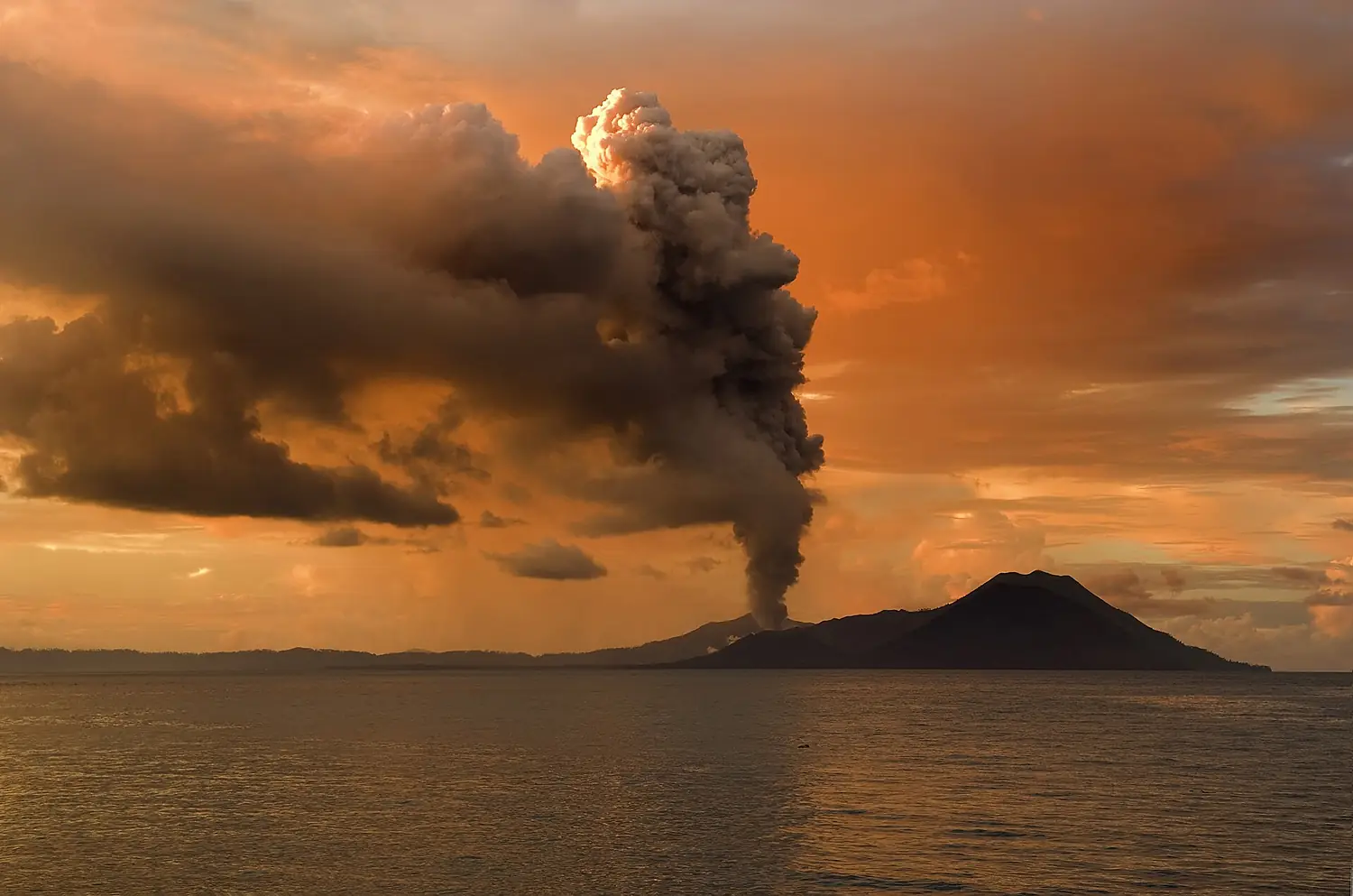 Tavurvur volcano edit