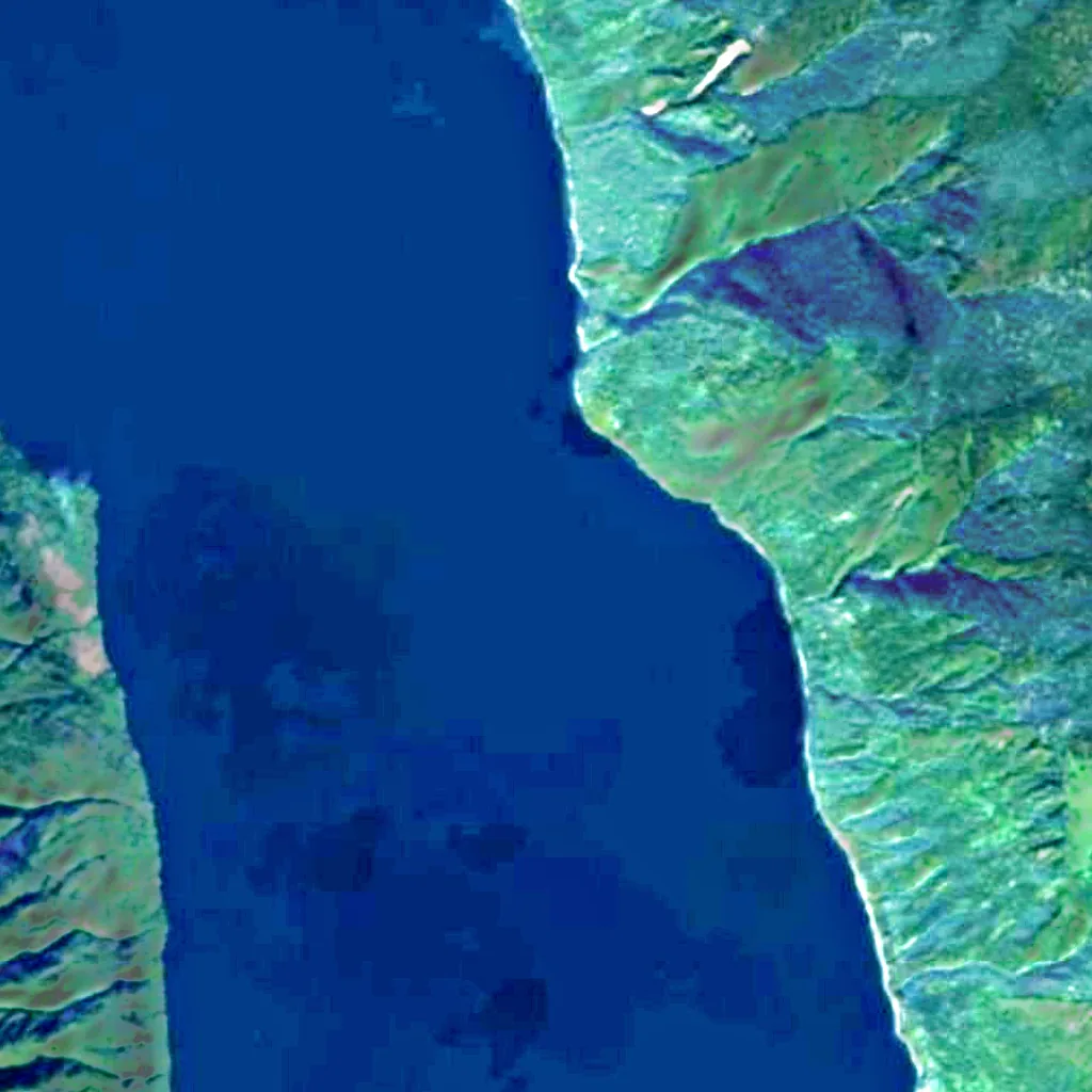 Teletskoe seen from above (Sentinel-2)