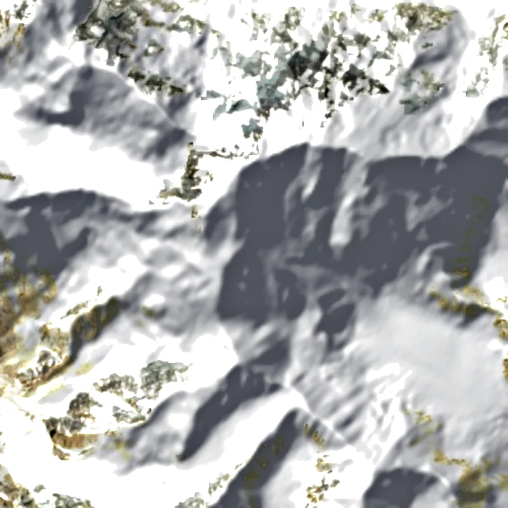 Terich Mir seen from above (Sentinel-2)