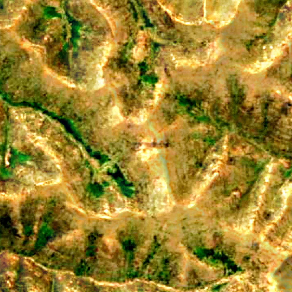 Thabana Ntlenyana seen from above (Sentinel-2)