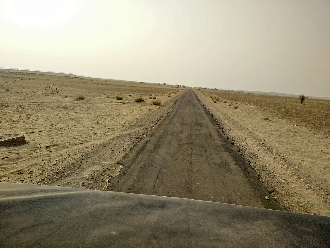 Desert road, Thar desert hari