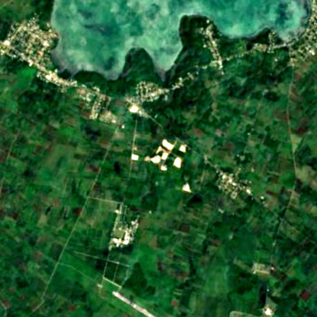 Tongatapu seen from above (Sentinel-2)