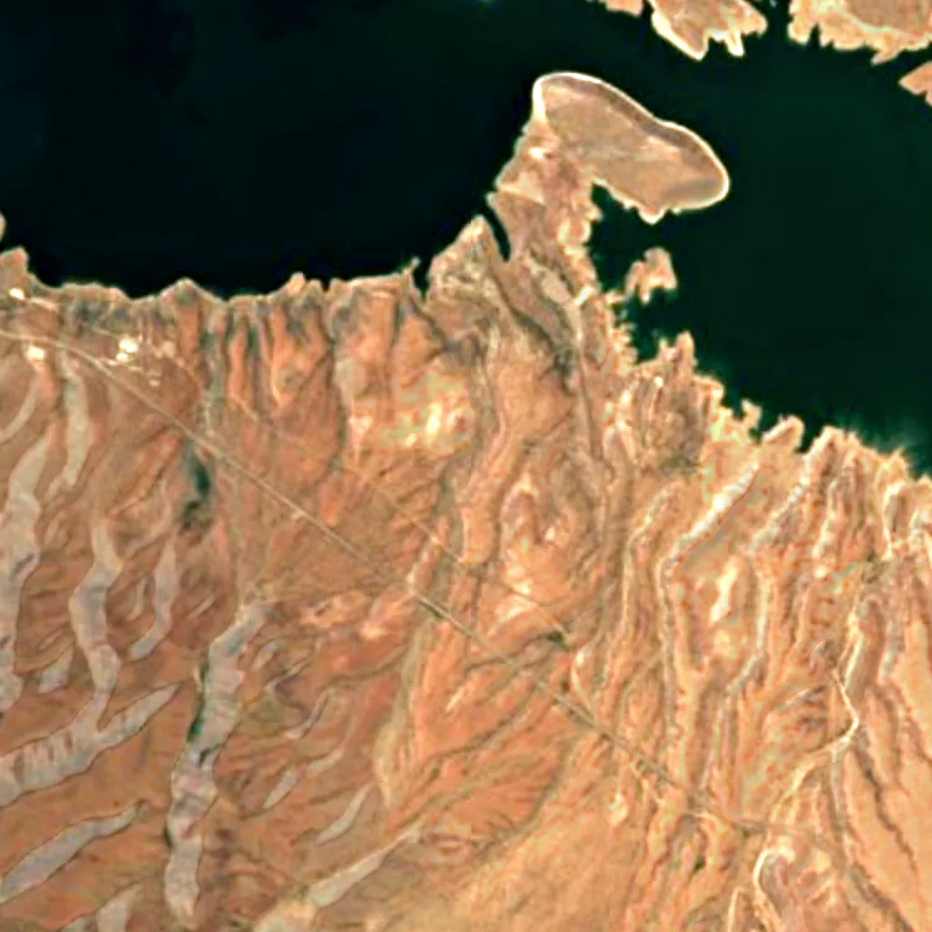 Tonto National Monument seen from above (Sentinel-2)