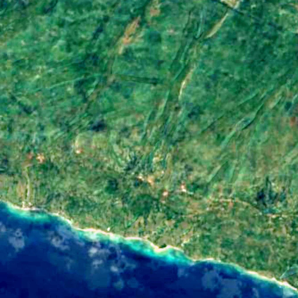 Tortuga seen from above (Sentinel-2)