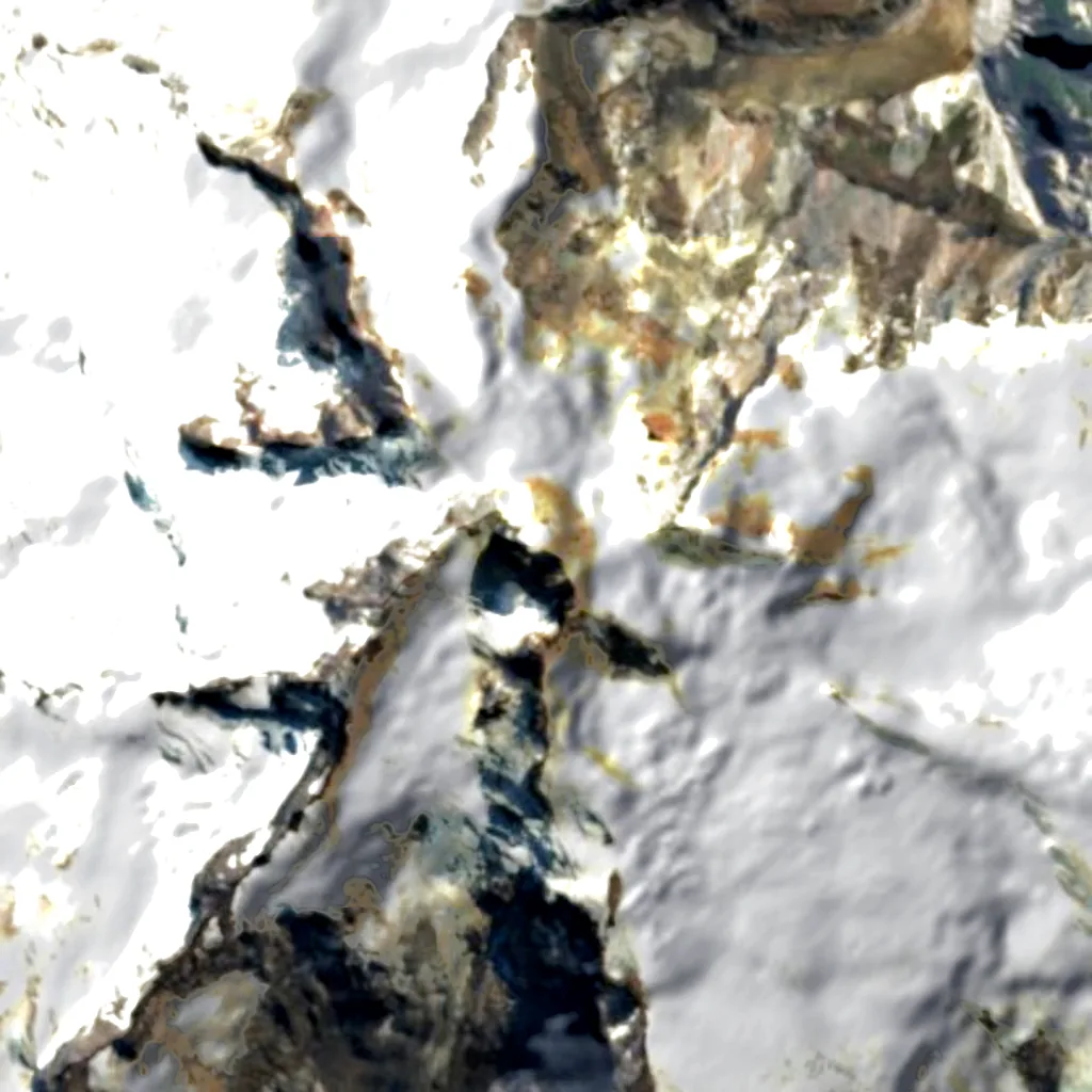Tronador seen from above (Sentinel-2)