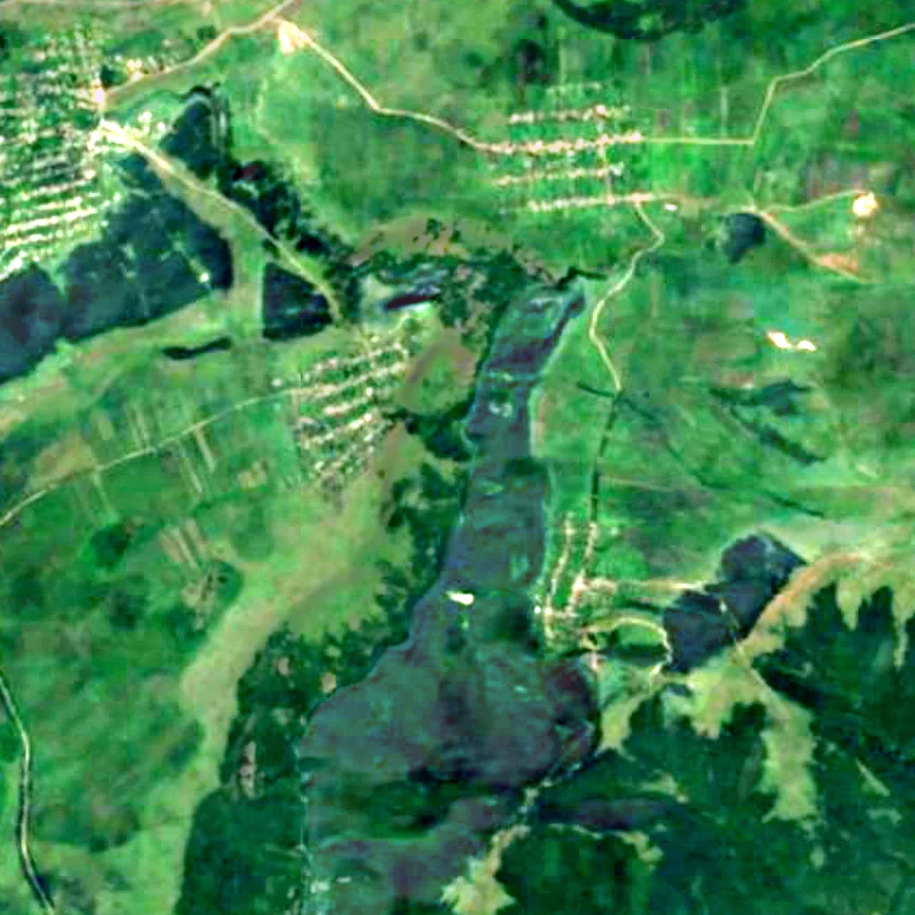 Tsalka Canyon seen from above (Sentinel-2)