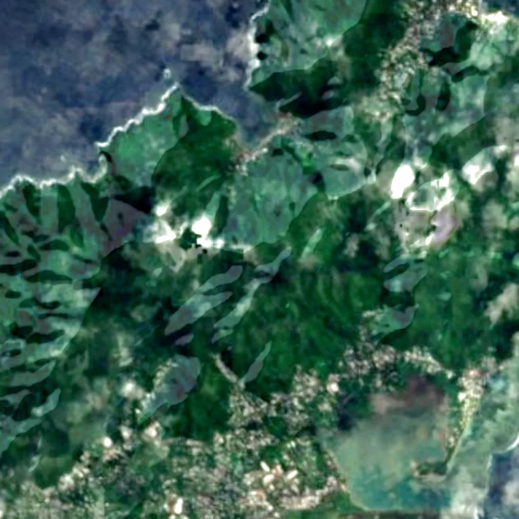 Tutuila seen from above (Sentinel-2)