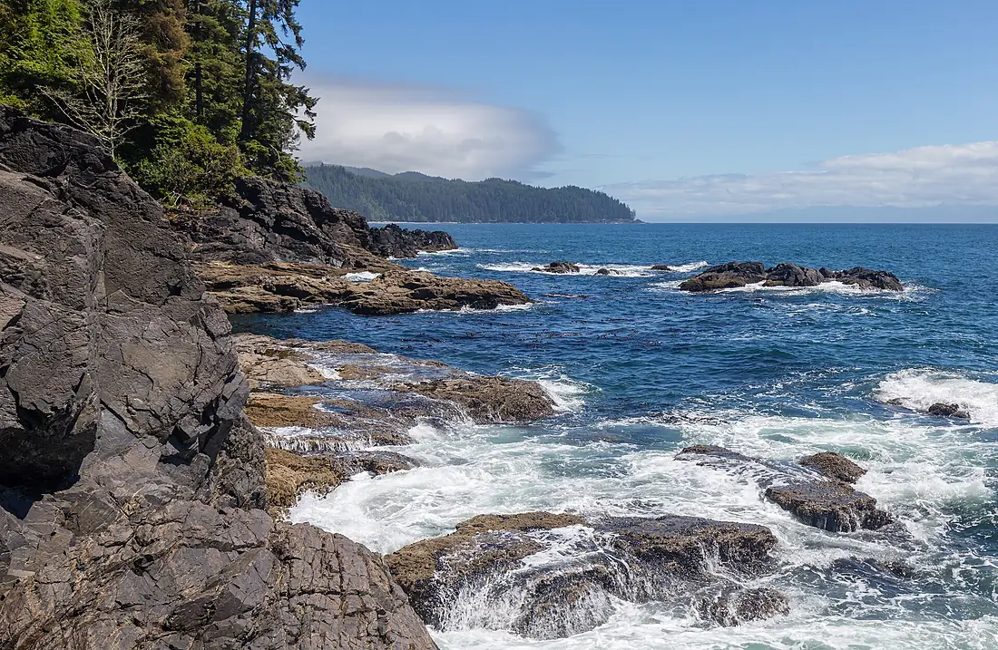 Beach by Little Kuitsche Campsite, Juan de Fuca Trail, Vancouver Island, Canada 31