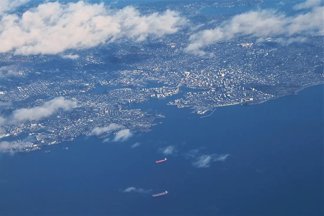 Aerial view of Victoria, 2019.