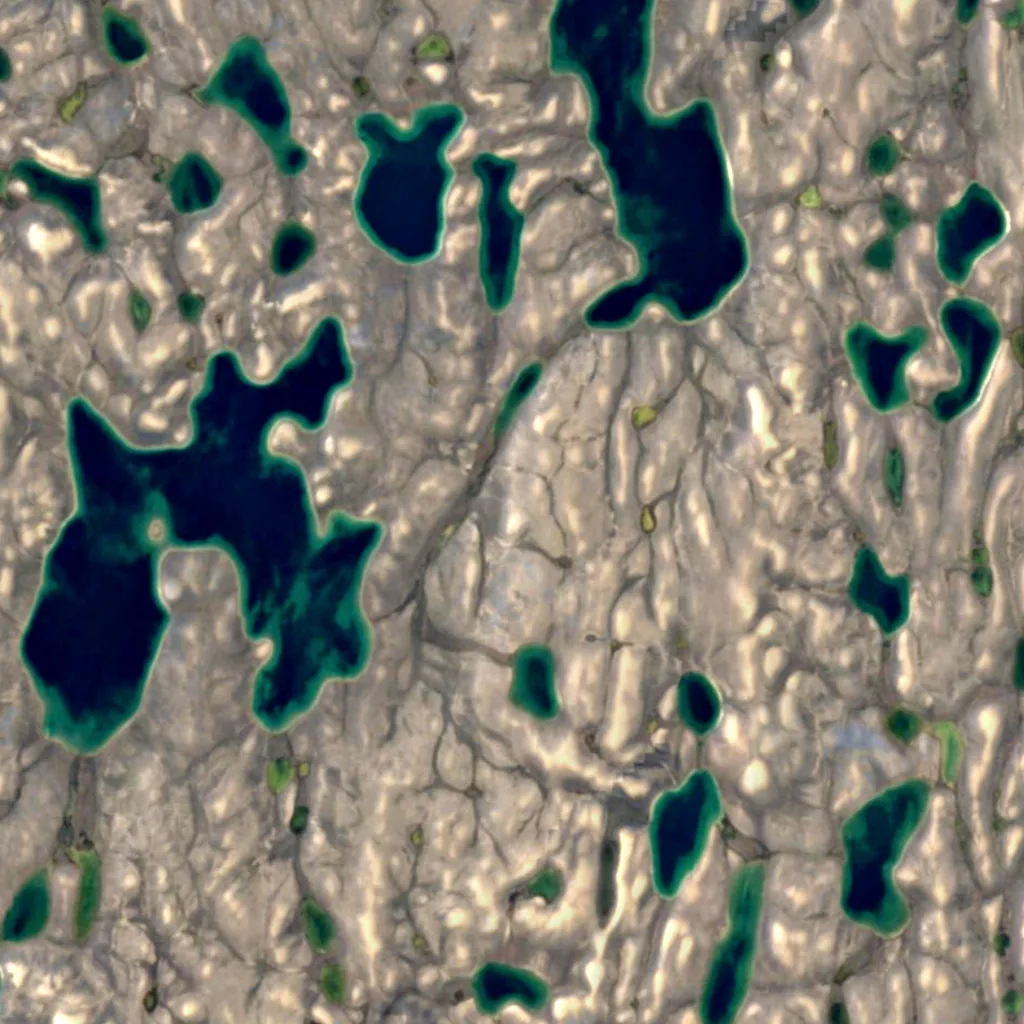Victoria Island seen from above (Sentinel-2)