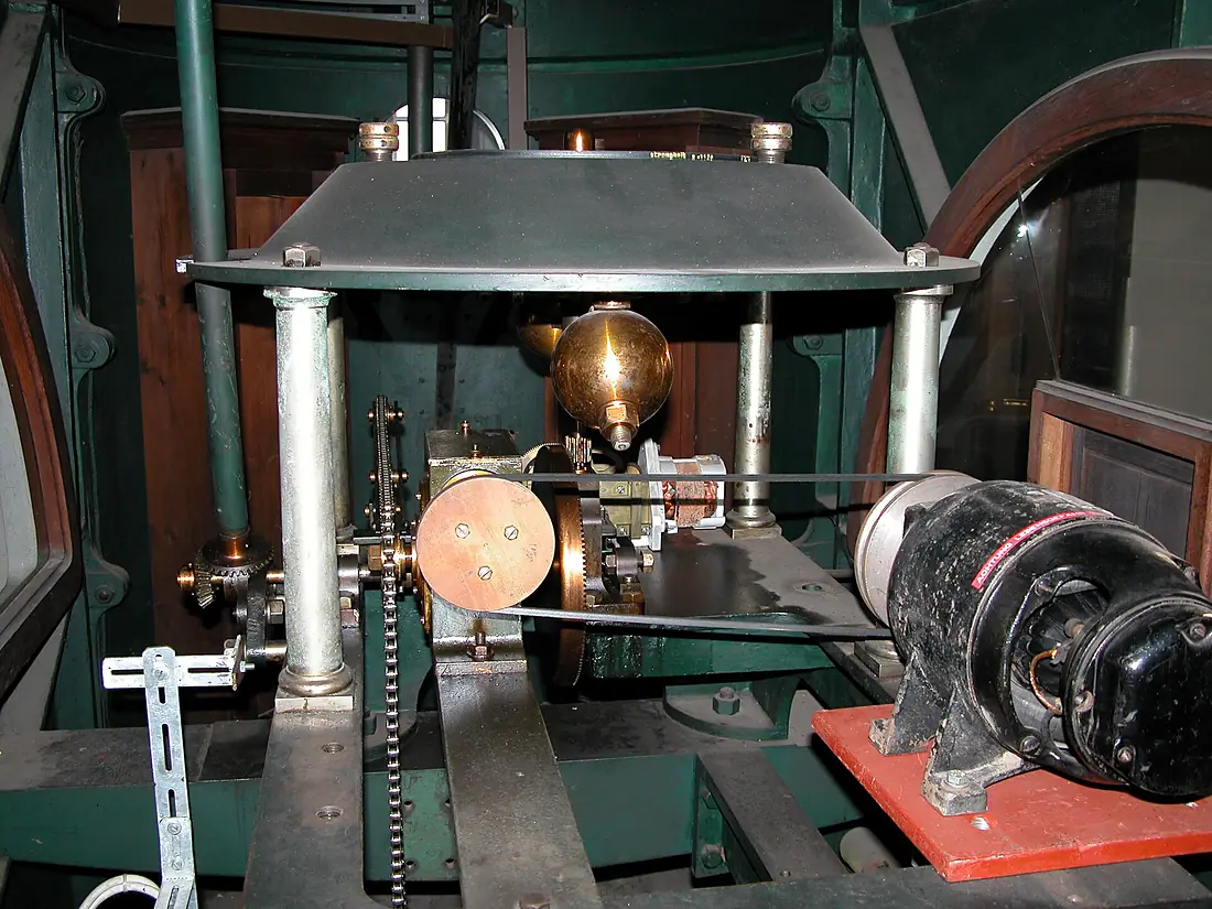 Nachfuehrungsmechanik des grossen Refraktors der Uni Wien