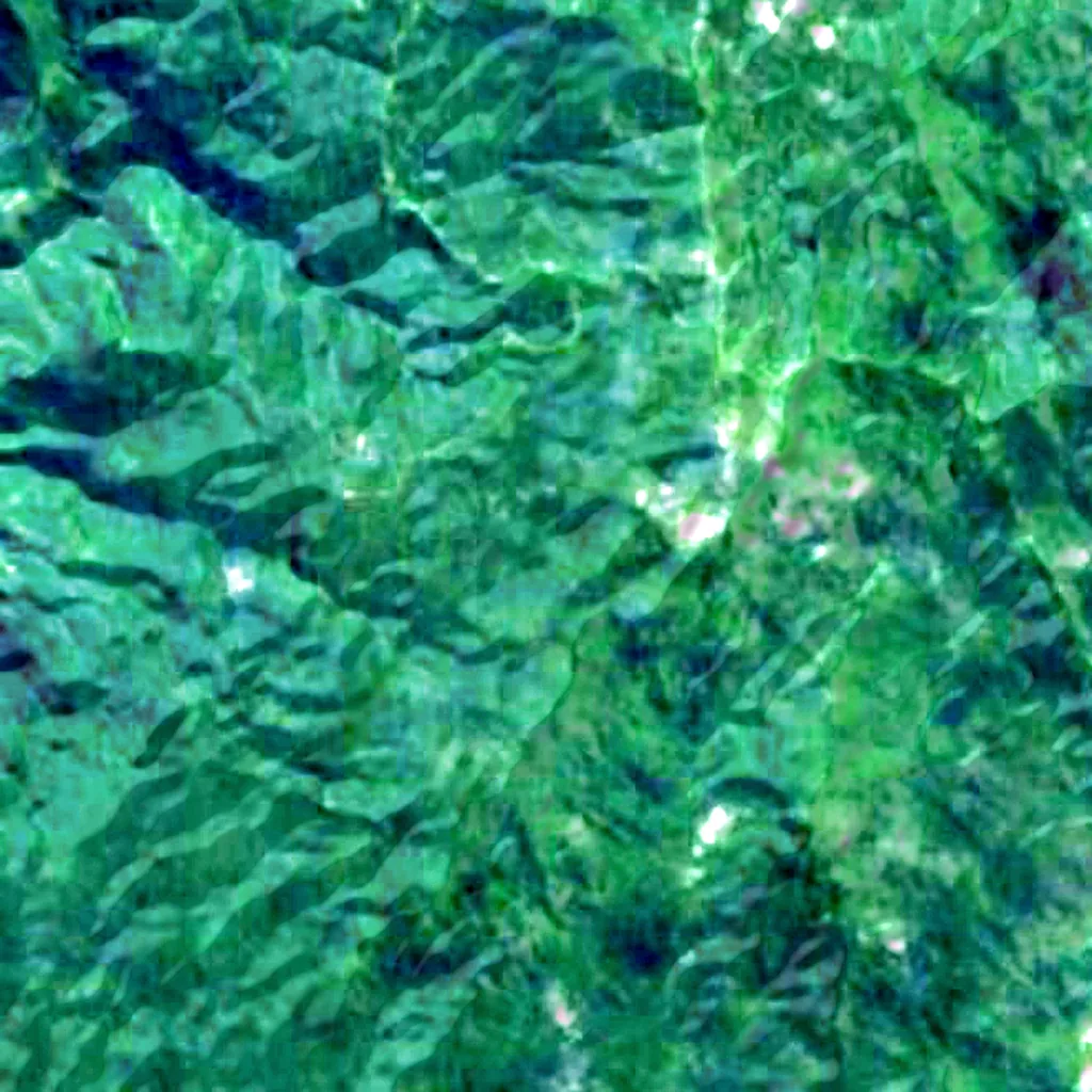 Viti Levu seen from above (Sentinel-2)