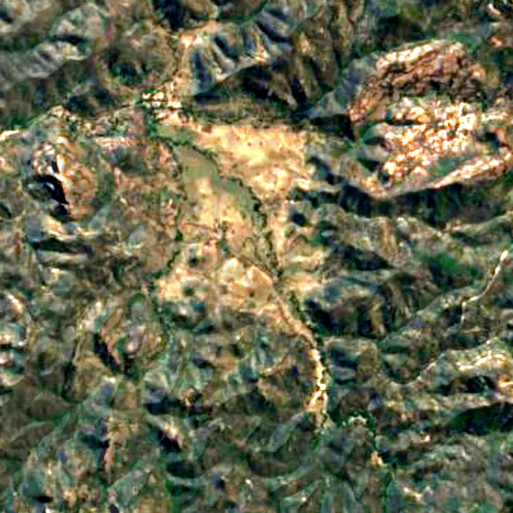Warrumbungle National Park seen from above (Sentinel-2)