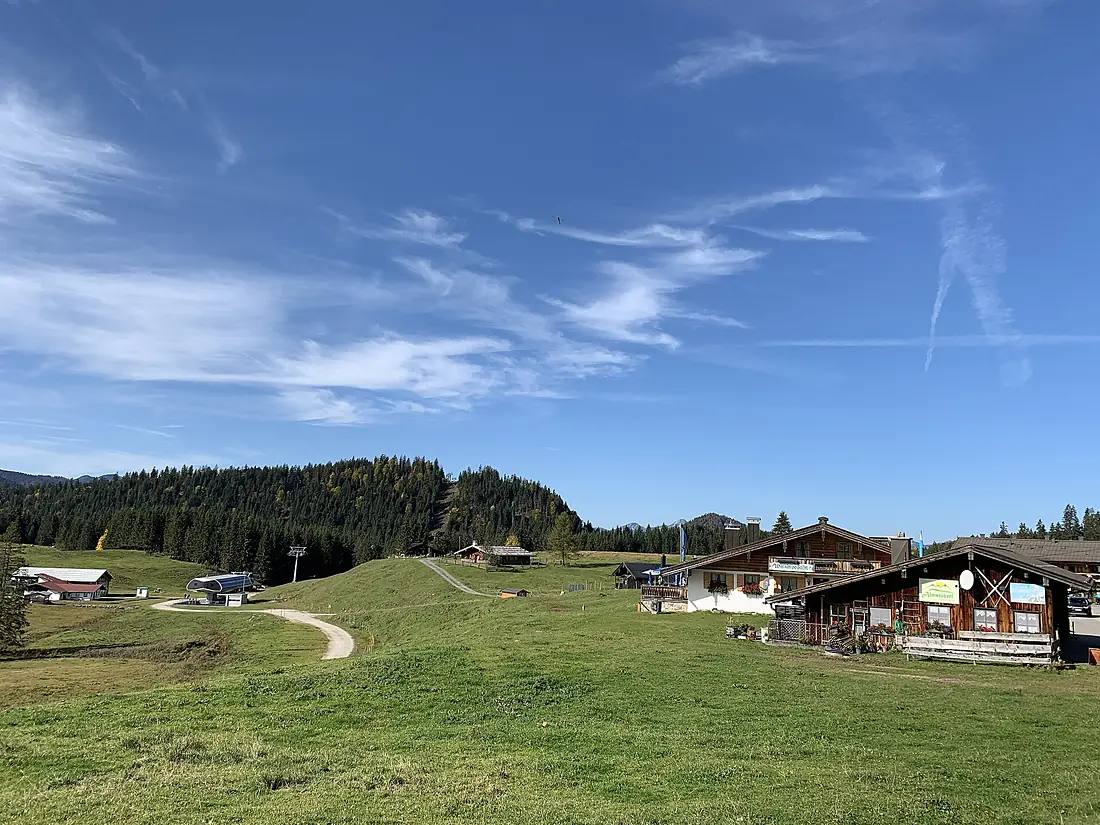GER — BY — Landkreis Traunstein — Reit im Winkl — Winklmoos-Alm (Ausblick südlich)