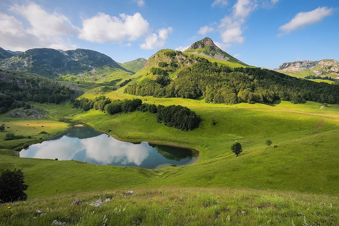 Orlovačko jezero, Zelengora, nacionalni park Sutjeska